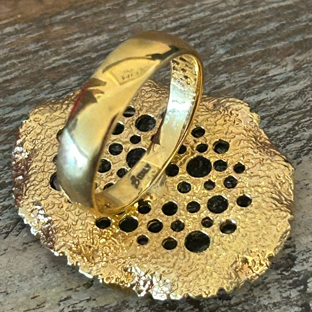 Bronze Black Cameo Ring - Picture 4 of 8